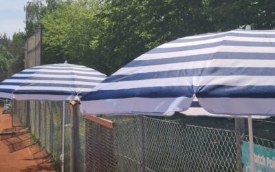 Super – 18 neue Sonnenschirme für den Club