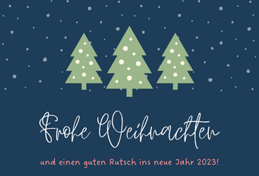 Frohe Weihnachten und einen tollen Rutsch ins neue Jahr 2023!